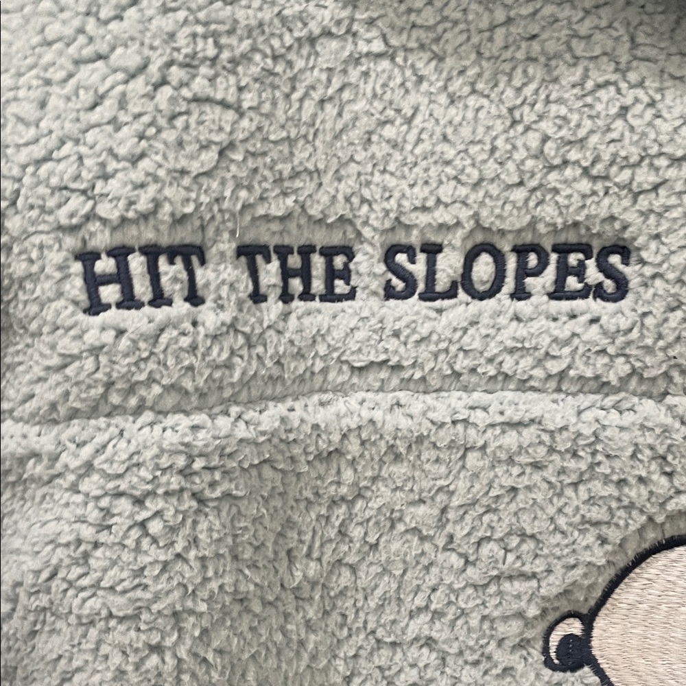 Snoopy Light Blue  Sherpa Pullover - Stay Cool - Picture 8 of 13